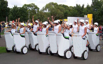 Votre image et votre message sur nos gyropodes Segway™