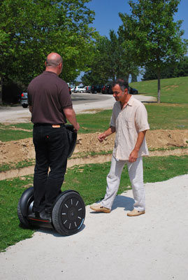 Une prise en main du gyropode Segway™ en quelques minutes